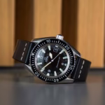 Cross-Stitch Black kožni kaiš za sat - Slika 4