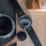 Cross-Stitch Black kožni kaiš za sat - Slika 2