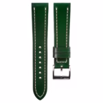 Full-Stitch Emerald Green Shell Cordovan kožni kaiš za sat