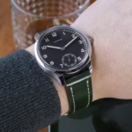 Full-Stitch Emerald Green Shell Cordovan kožni kaiš za sat - Slika 3
