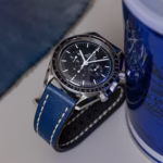 Full-Stitch Indigo kožni kaiš za sat sa gumenom podlogom - Slika 3