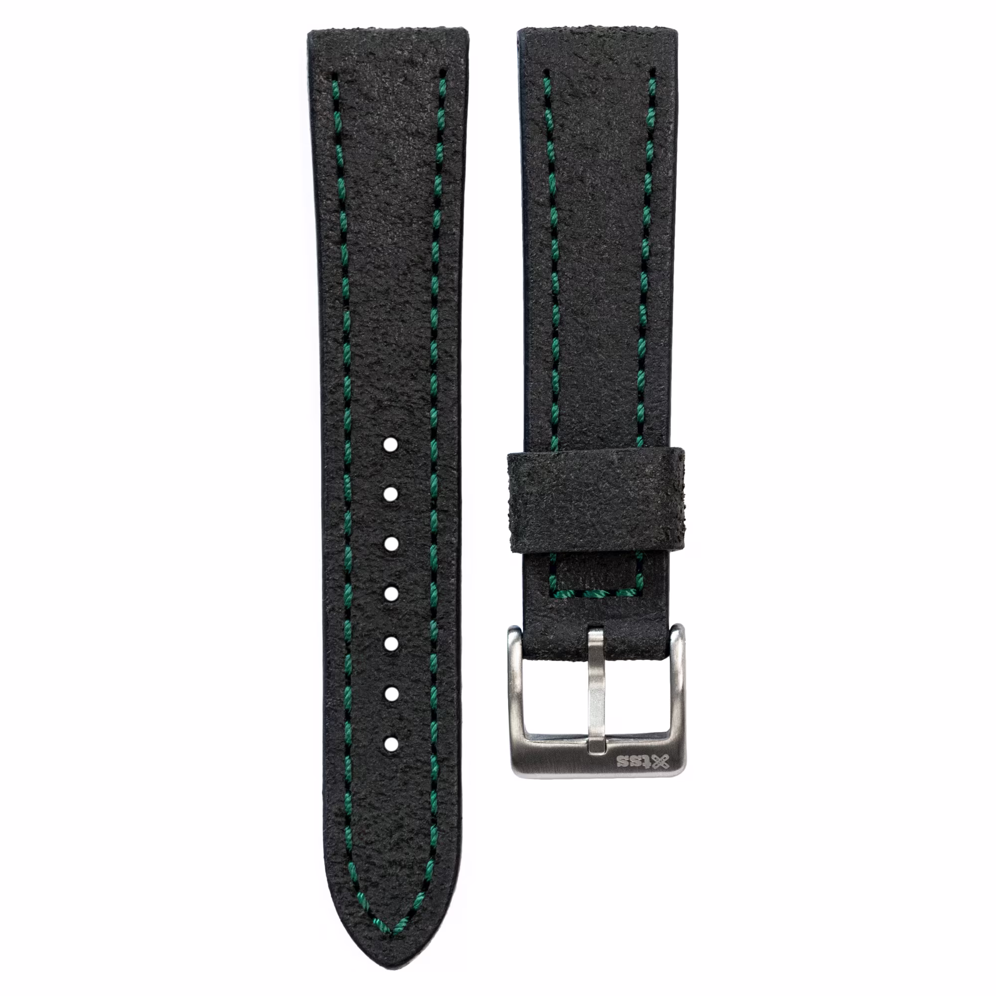Full-Stitch-Loden-Disstressed-kozni-kais-za-sat Full-Stitch Loden Distressed kožni kaiš za sat sa gumenom podlogom - Slika 1