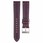 Full-Stitch Plum kožni kaiš za sat