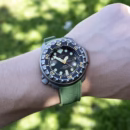 TROPICAL GREEN gumeni kaiš za sat - Slika 3