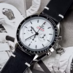 Two-Stitch Black kožni kaiš za sat - Slika 3