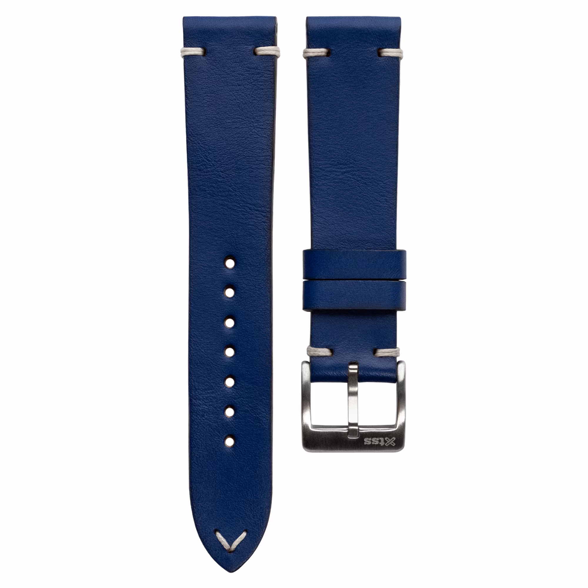 Two-Stitch-Cobalt-Blue-kozni-kais-za-sat Two-Stitch Cobalt Blue kožni kaiš za sat - Slika 1